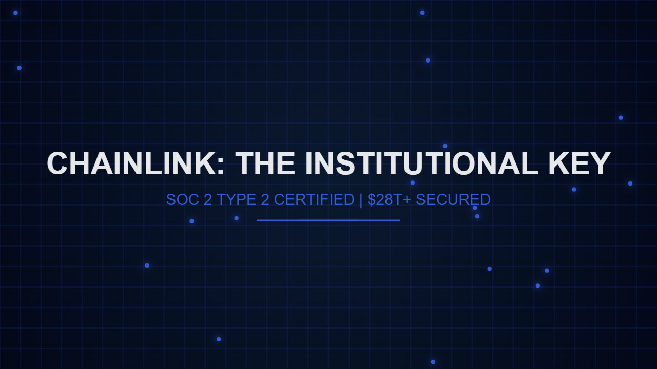 Chainlink Secures Wall Street’s Gold Standard: Why the Market Hasn’t Priced in LINK’s SOC 2 Type 2 Milestone Yet